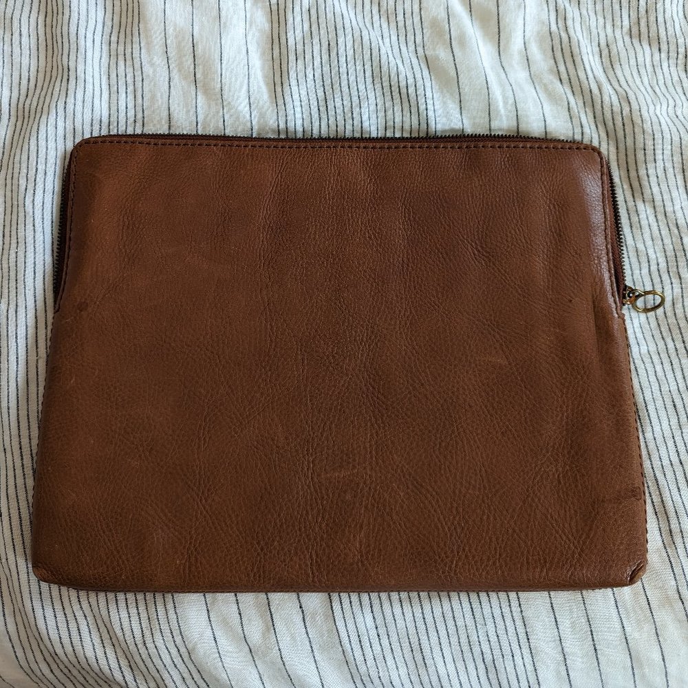 Madewell's Leather Laptop Case (Fits up to 15 inch laptops)